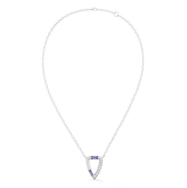 Gem Pop Prism Triangle Spark Pendant