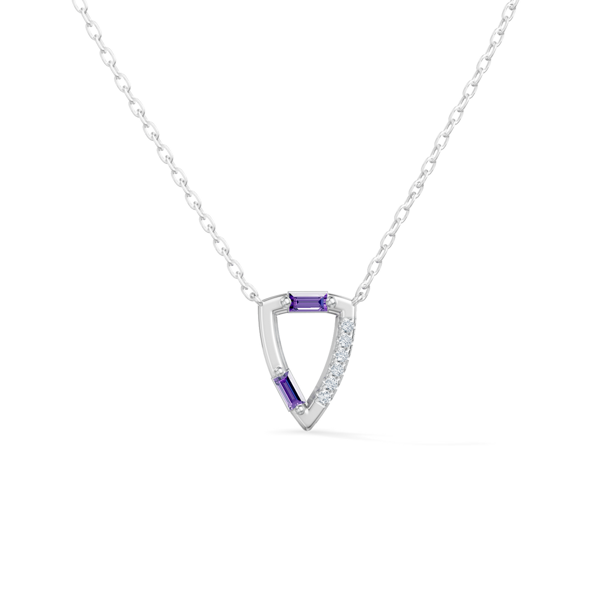 Gem Pop Prism Triangle Spark Pendant
