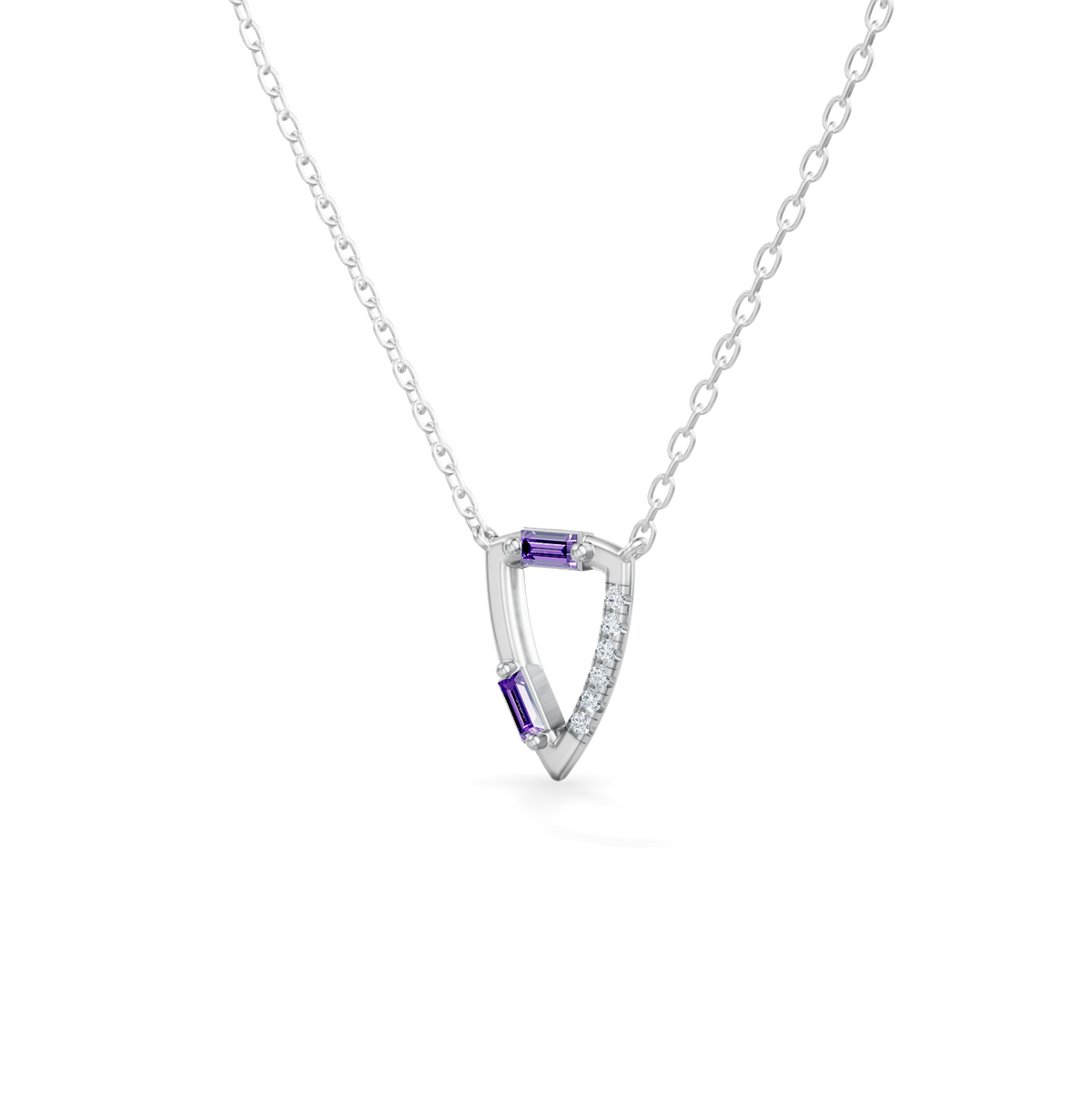 Gem Pop Prism Triangle Spark Pendant