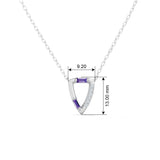 Gem Pop Prism Triangle Spark Pendant