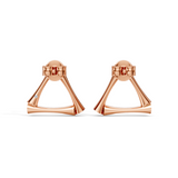 Celeste Angular Grace Triangle Studs