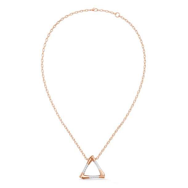 Celeste Angular Grace Triangle Pendant