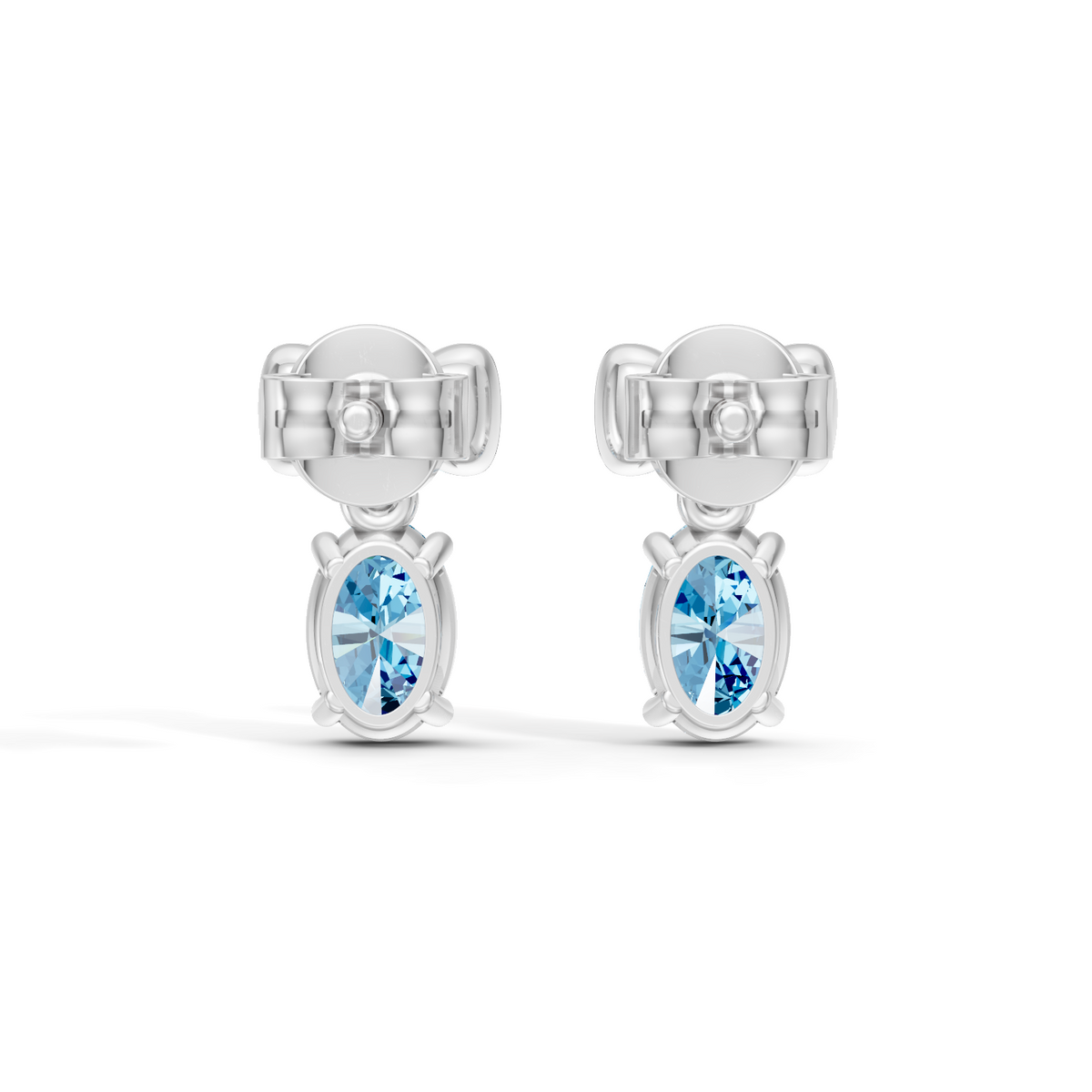Celeste Bow Eternal Heart Drop Twirl Radiance Studs