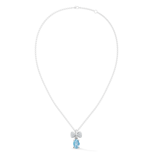 Celeste Bow Eternal Heart Drop Radiance Pendant
