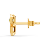 Gem Pop Golden Trio Hexagon Spark Studs