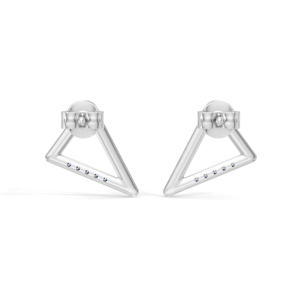 Gem Pop Radiant Triangle Spark Studs