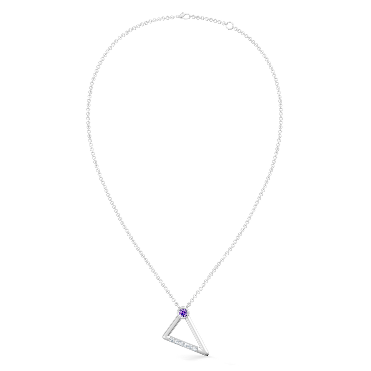 Gem Pop Geometric Apex Glow Pendant