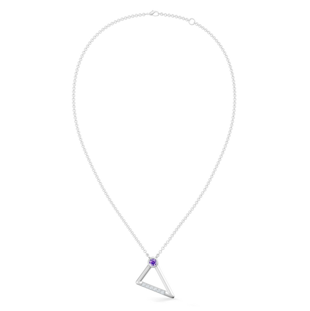 Gem Pop Geometric Apex Glow Pendant