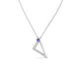 Gem Pop Geometric Apex Glow Pendant