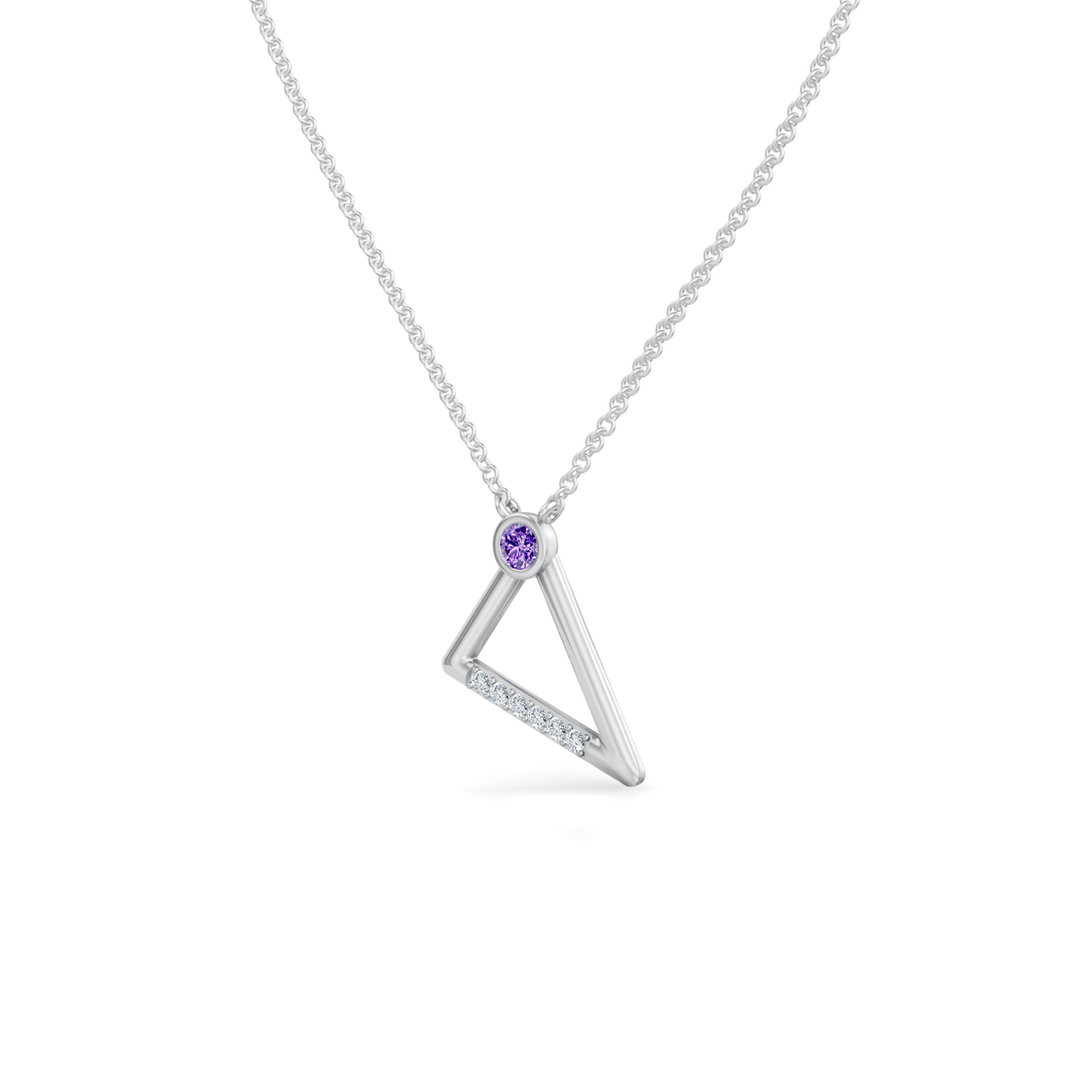 Gem Pop Geometric Apex Glow Pendant