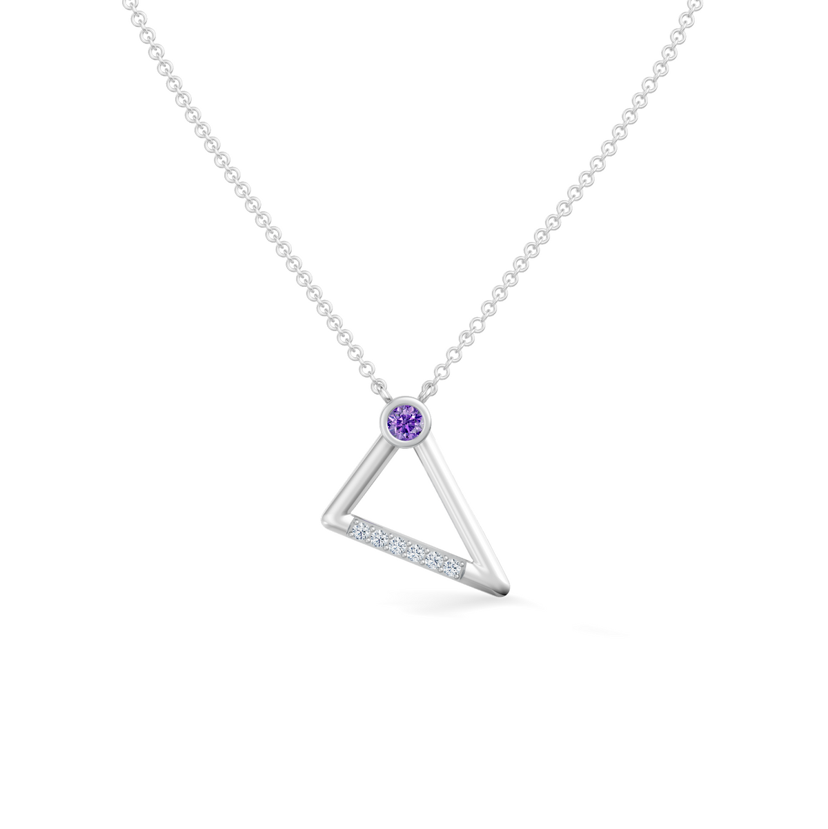 Gem Pop Geometric Apex Glow Pendant