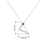Gem Pop Geometric Apex Glow Pendant