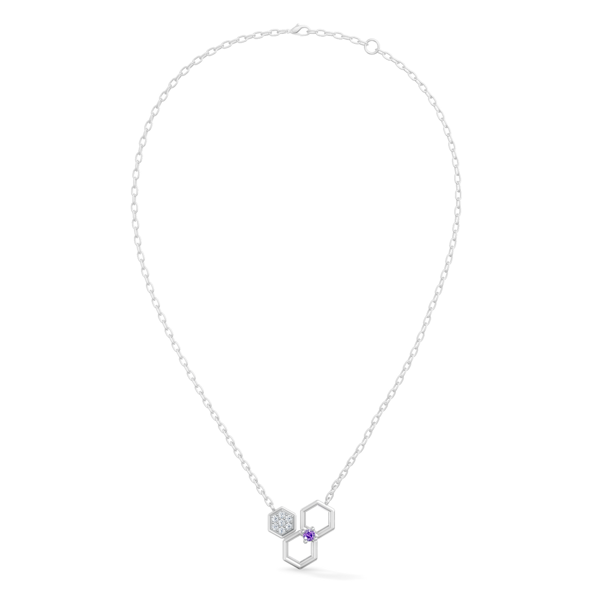 Gem Pop Hexa Harmony Trio Pendant