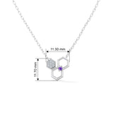 Gem Pop Hexa Harmony Trio Pendant