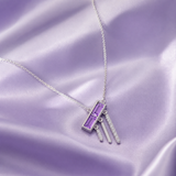 Gem Pop Twilight Linear Cascade Pendant