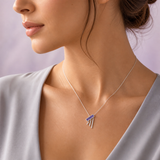 Gem Pop Twilight Linear Cascade Pendant