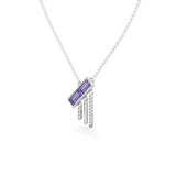 Gem Pop Twilight Linear Cascade Pendant