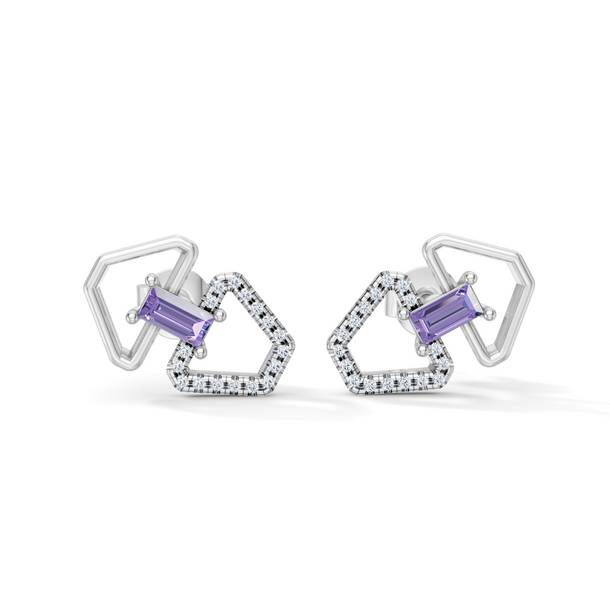 Celeste Twisted Interink Studs