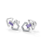 Celeste Twisted Interink Studs