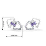 Celeste Twisted Interink Studs