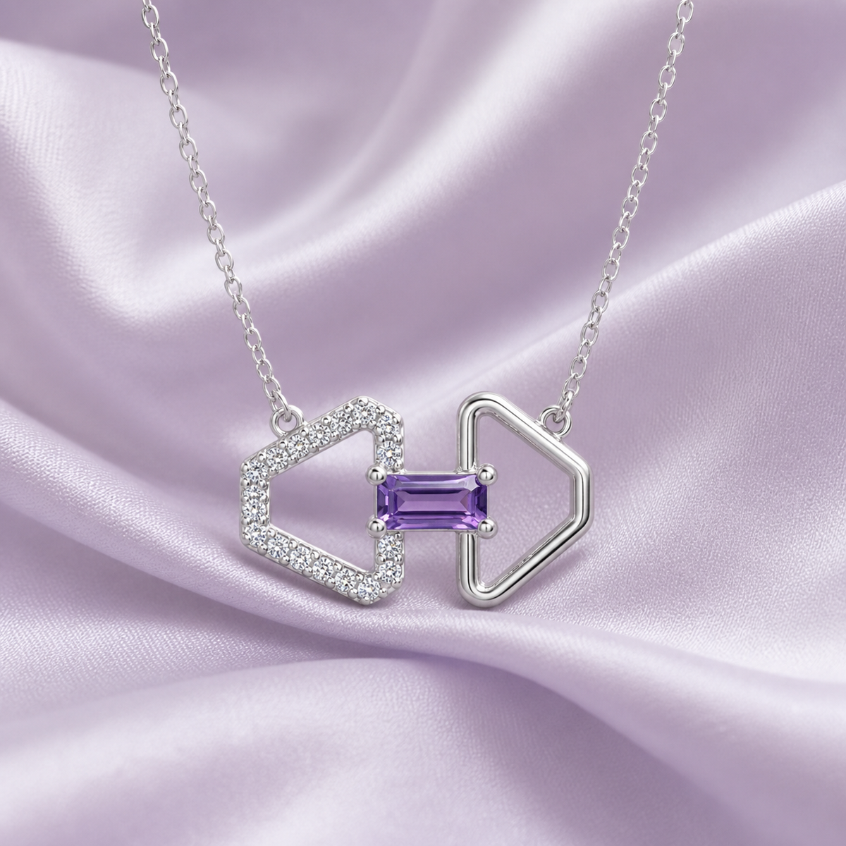 Celeste Sleek Interlocked Link Studs