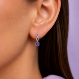 Gem Pop Infinity Hexagon Drop Earrings