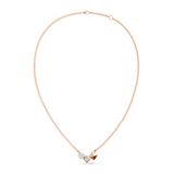 Gem Pop Golden Geometric Harmony Pendant