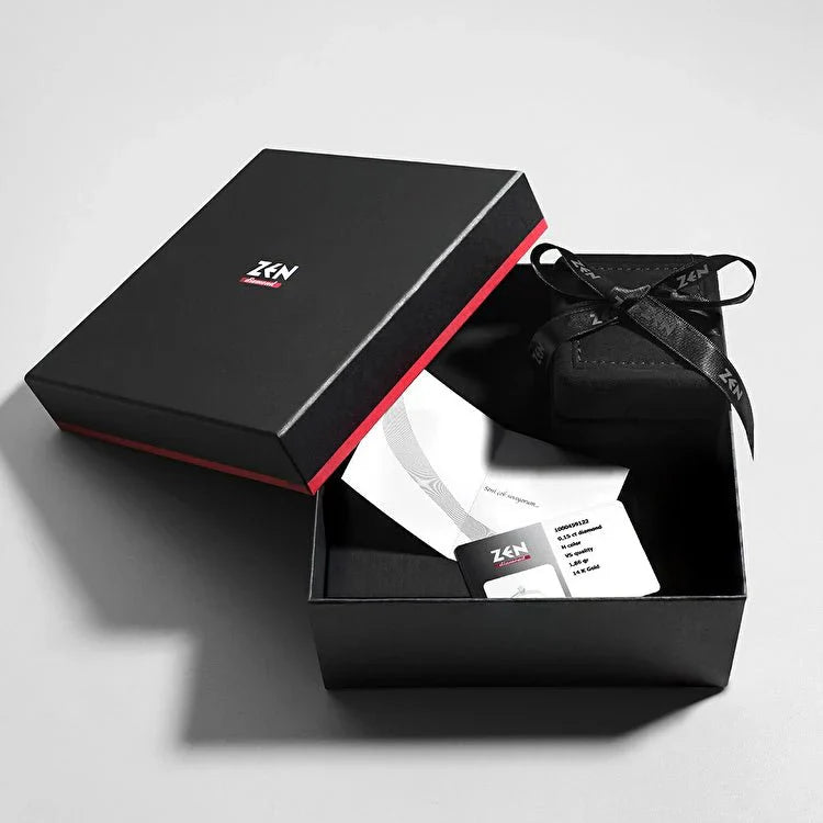 Seven Up Rectilinear Ring - Zen Diamond India