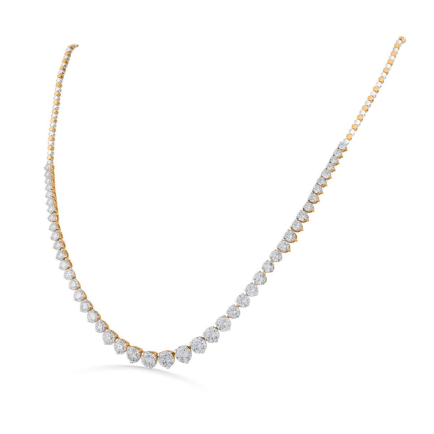 Solitaire Crescendo of Light Necklace