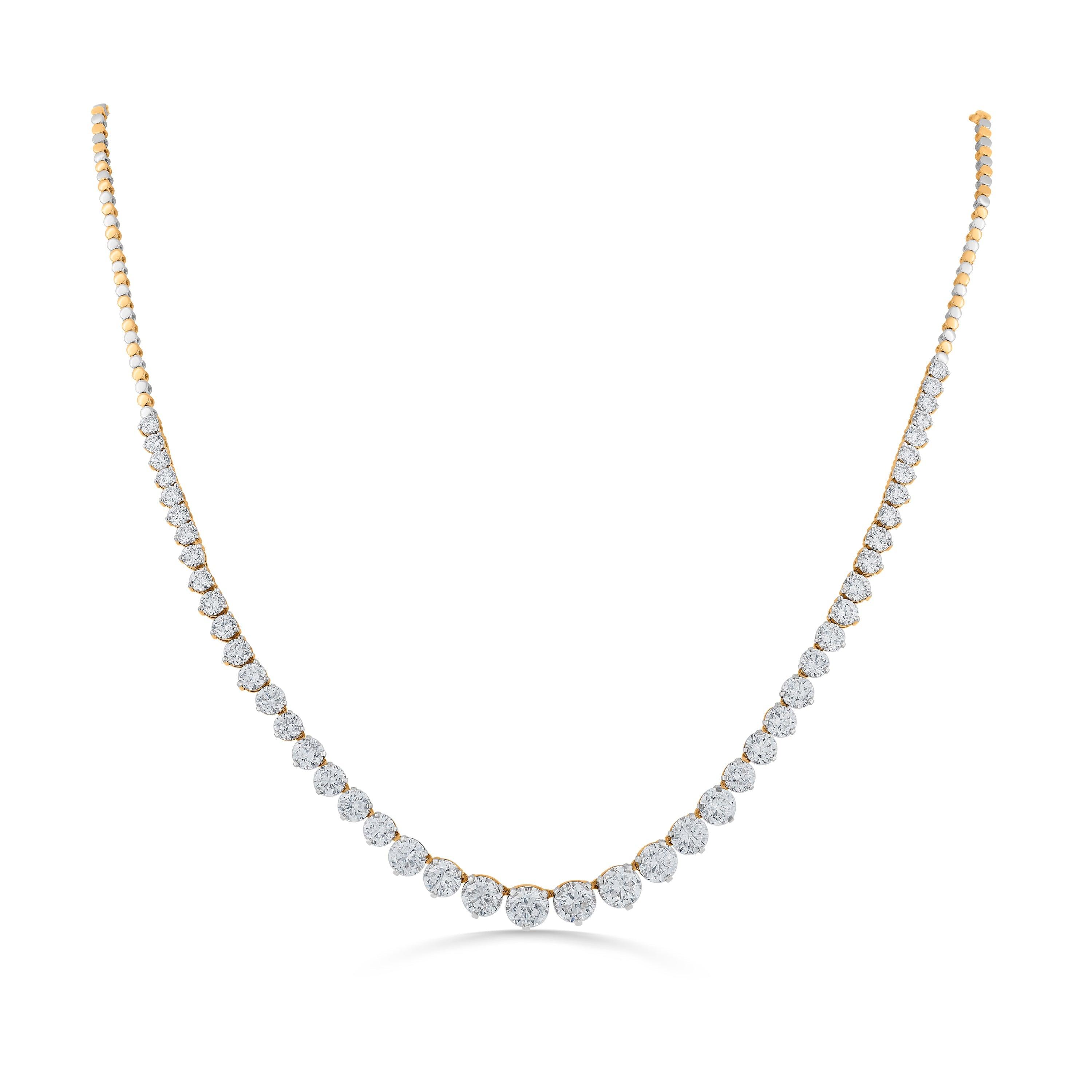 Zen Pirlanta 1.00 cts Round Solitaire Necklace