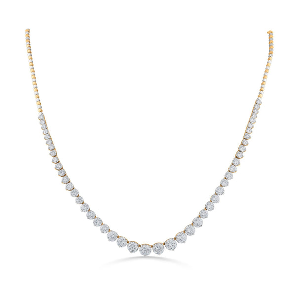 Solitaire Crescendo of Light Necklace