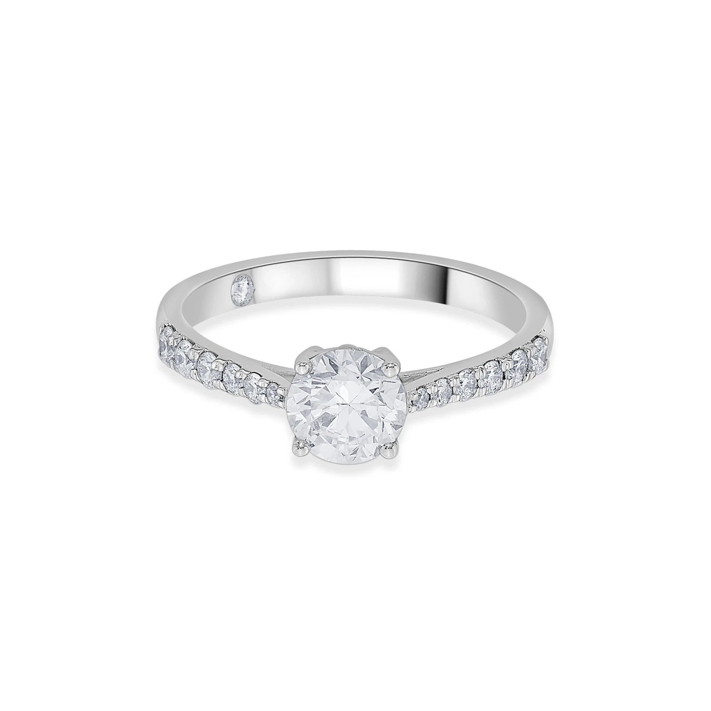 Solitaire Classic Zenith Ring - Zen Diamond India