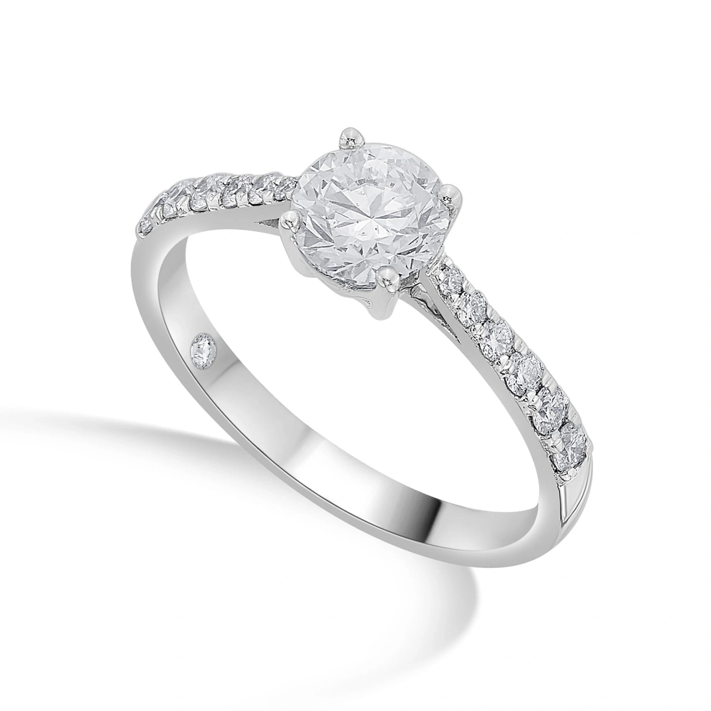 Zen Pirlanta Classic Zenith Ring - Zen Diamond India