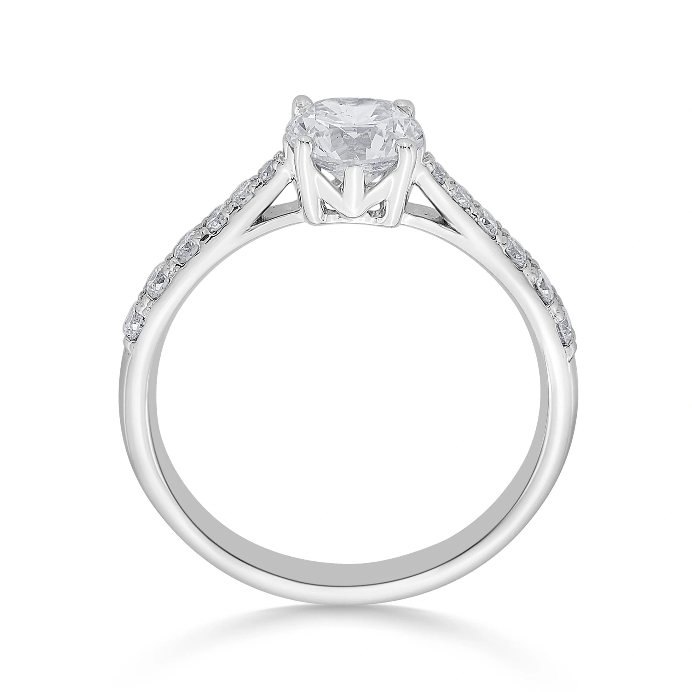 Zen Pirlanta Classic Zenith Ring - Zen Diamond India