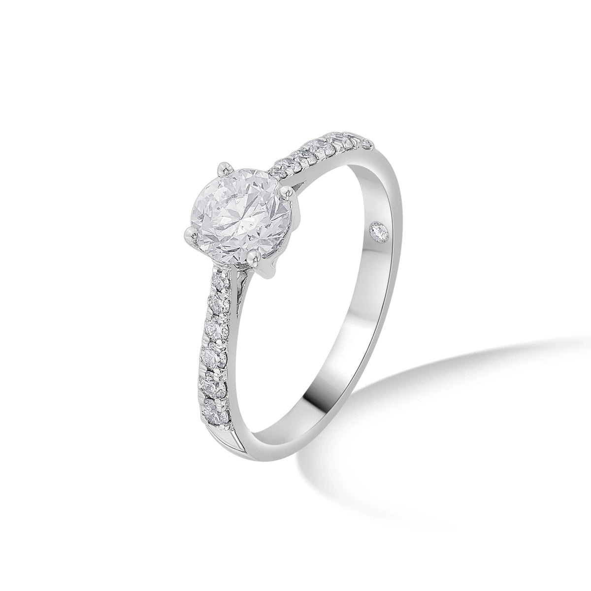 Solitaire Classic Zenith Ring - Zen Diamond India