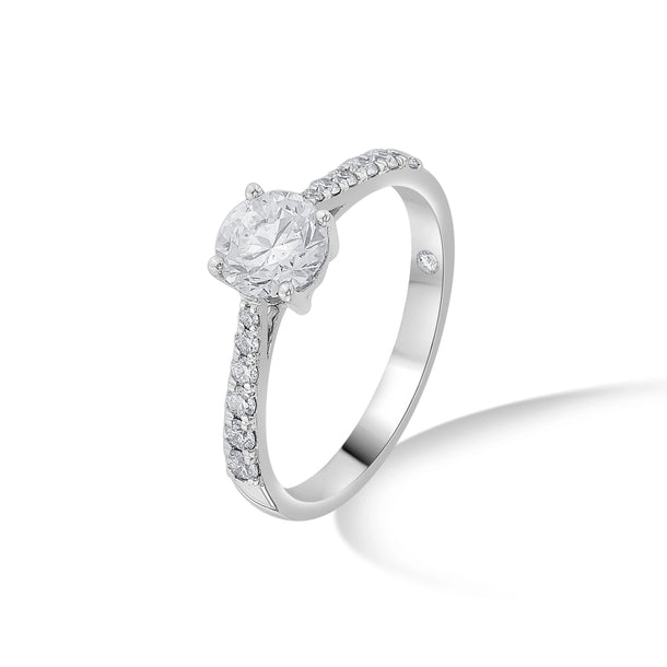 Solitaire Classic Zenith Ring - Zen Diamond India