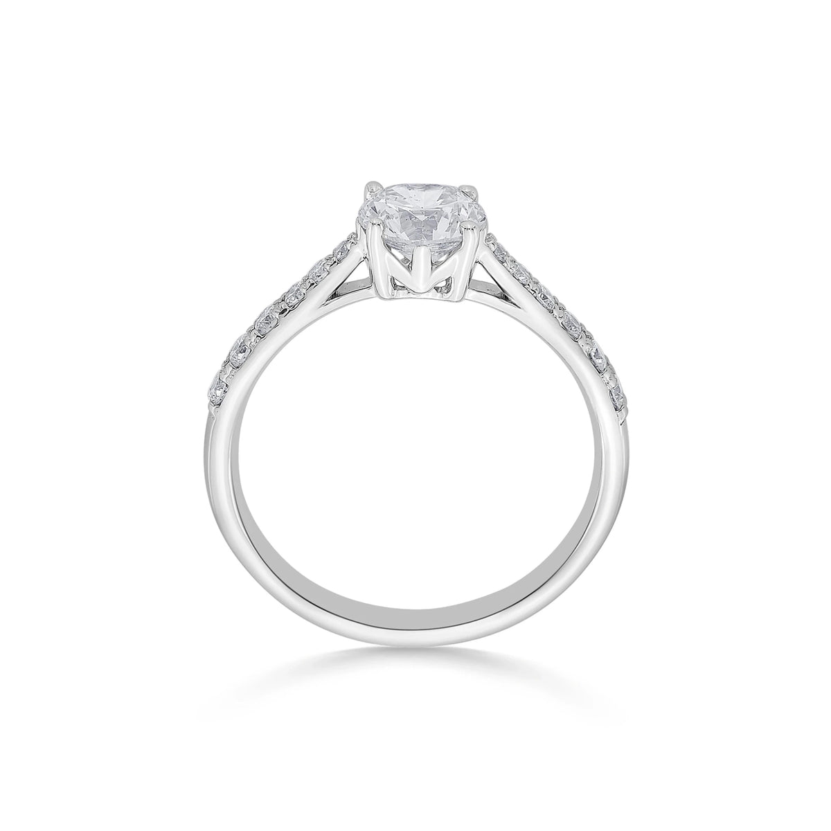 Solitaire Classic Zenith Ring - Zen Diamond India