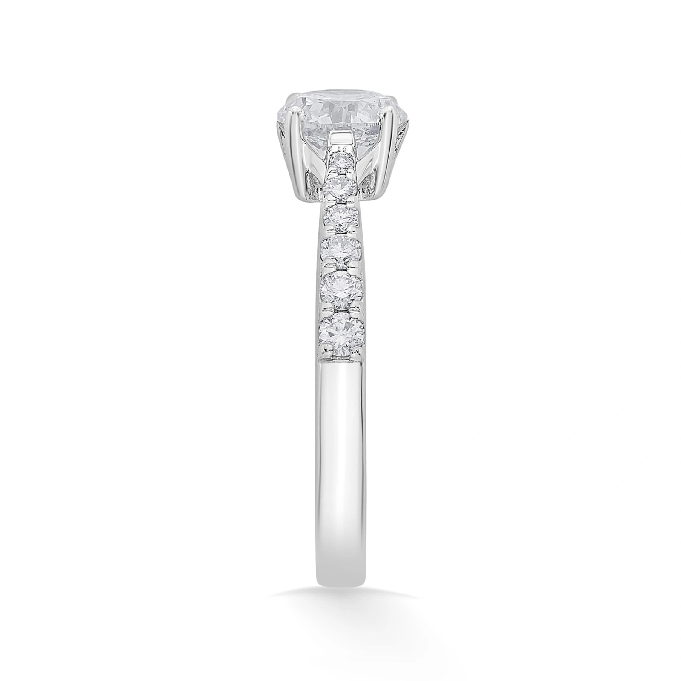 Zen Pirlanta Classic Zenith Ring - Zen Diamond India