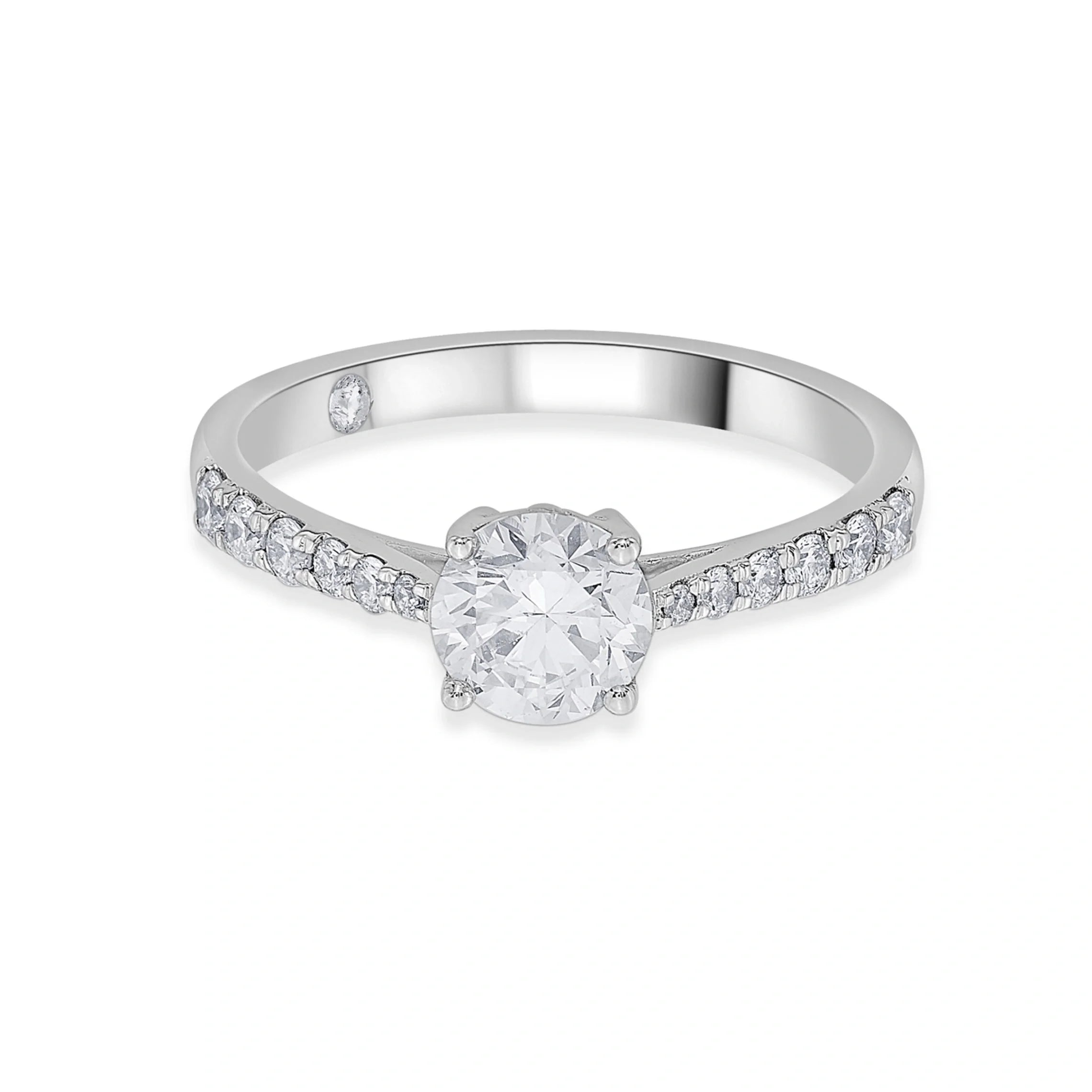 Zen Pirlanta Classic Zenith Ring - Zen Diamond India