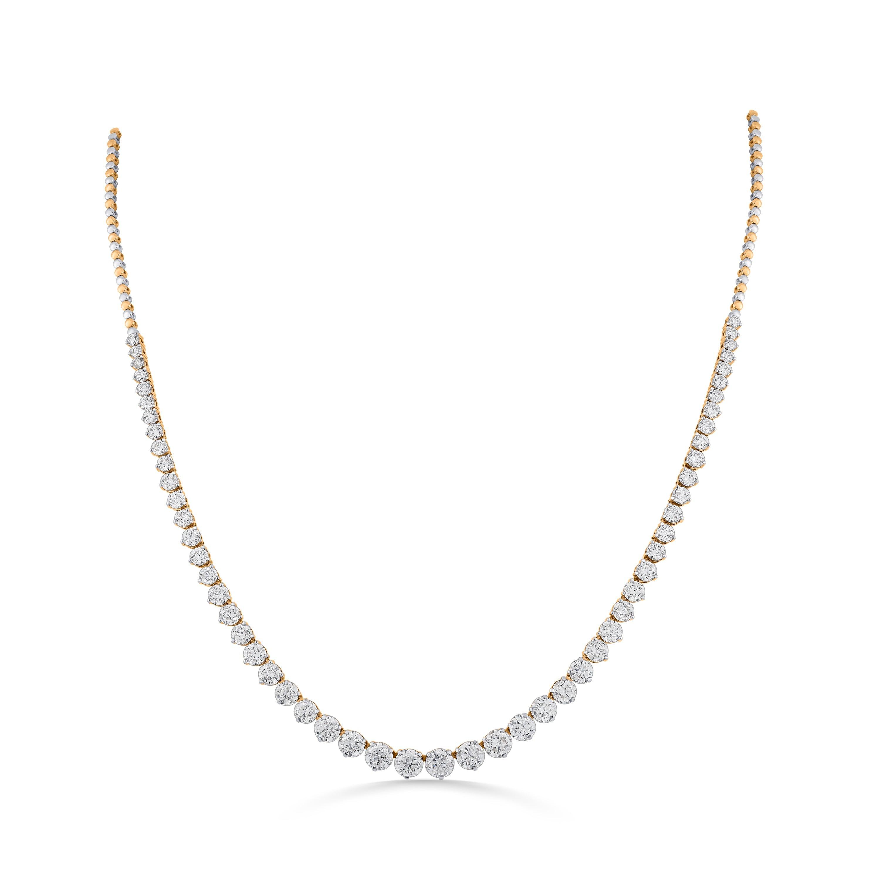 Zen Pirlanta 0.50 cts Round Solitaire Necklace