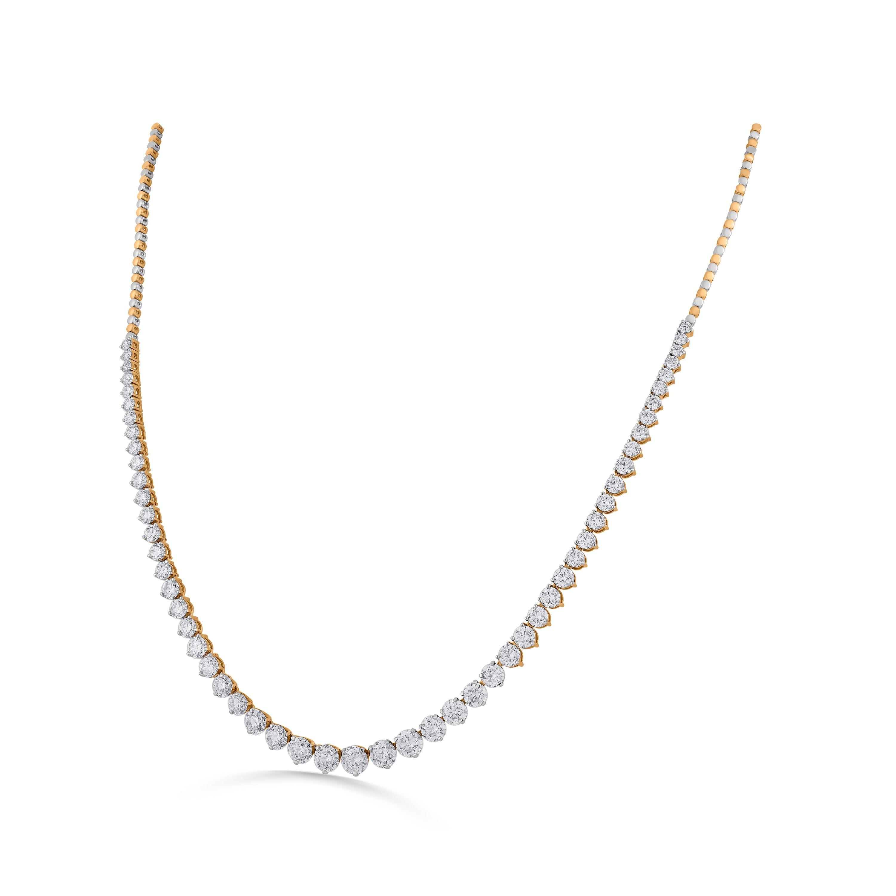 Zen Pirlanta 0.50 cts Round Solitaire Necklace