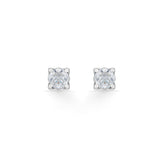 Solitaire Vibrant Frost Bite Earrings