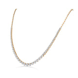 Solitaire Starry Pathway Necklace
