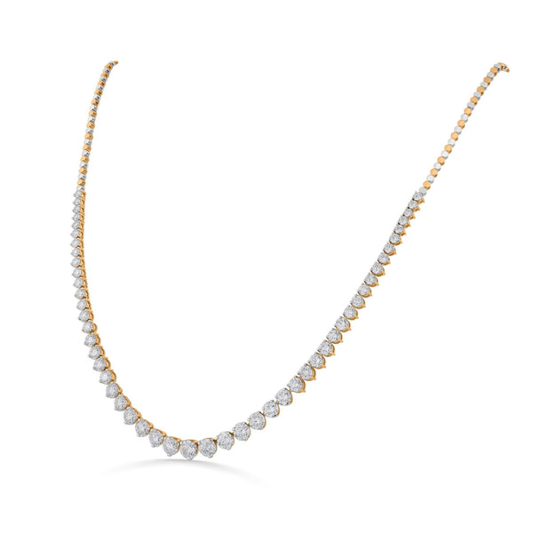 Solitaire Starry Pathway Necklace