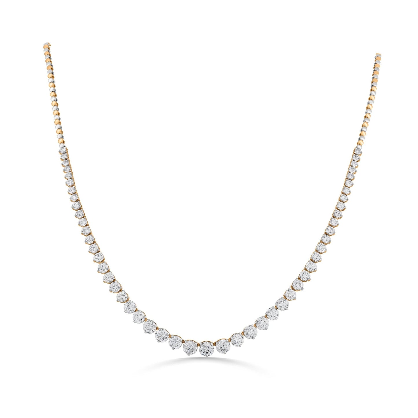 Solitaire Starry Pathway Necklace