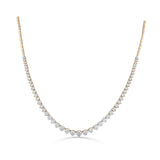 Solitaire Starry Pathway Necklace