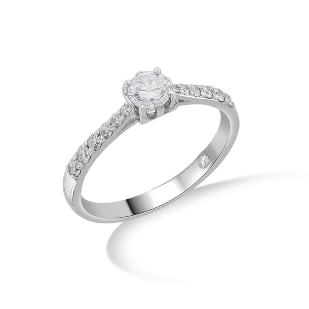 Zen Pirlanta Sparkle Promise Ring - Zen Diamond India