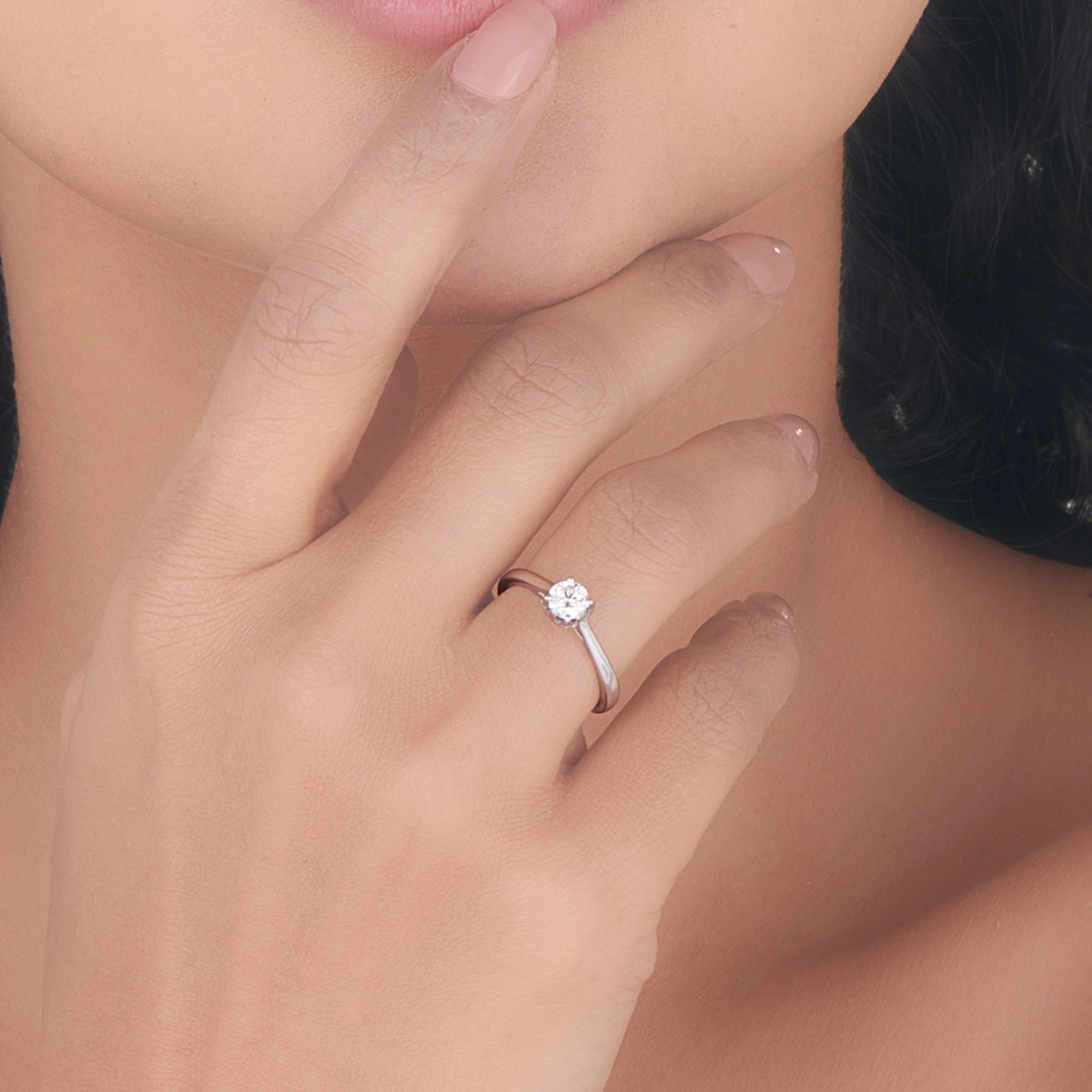 Zen Pirlanta Sparkle Promise Ring - Zen Diamond India