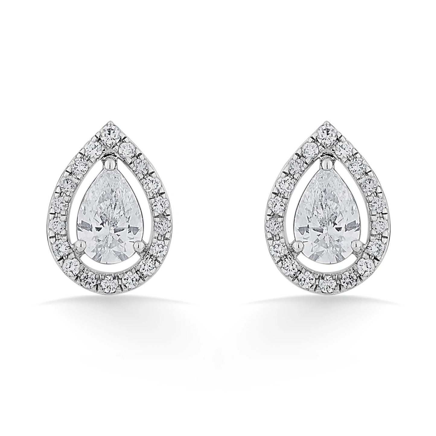 Solitaire Gleaming Dewdrop Studs - Zen Diamond India