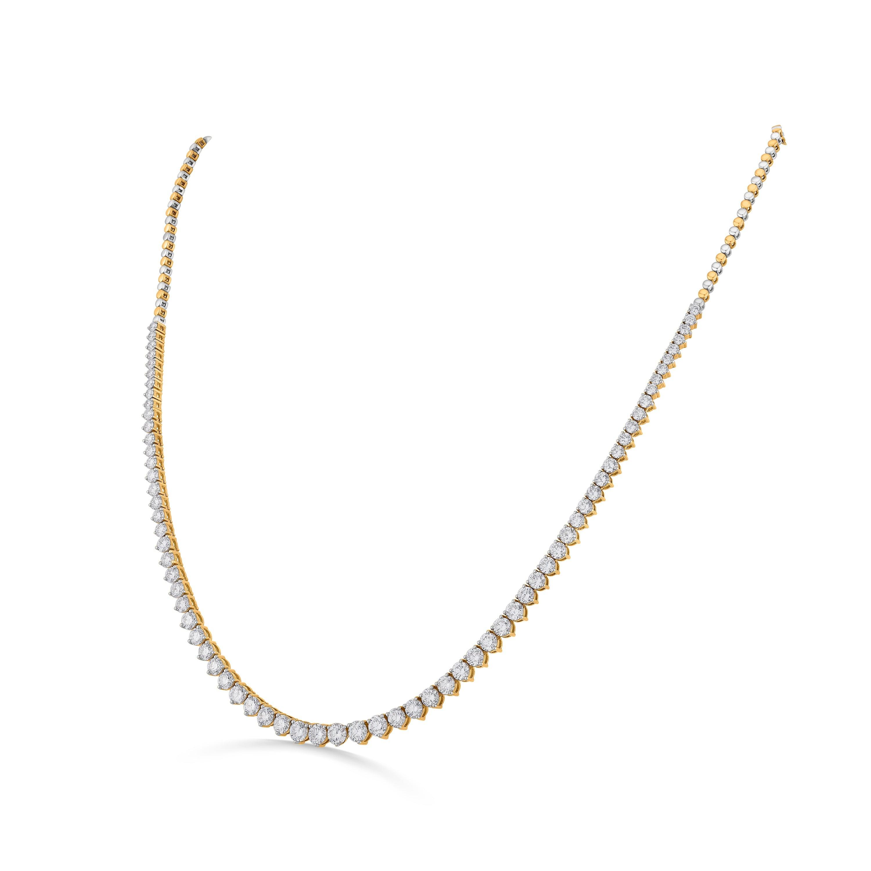 Zen Pirlanta 0.20 cts Round Solitaire Necklace
